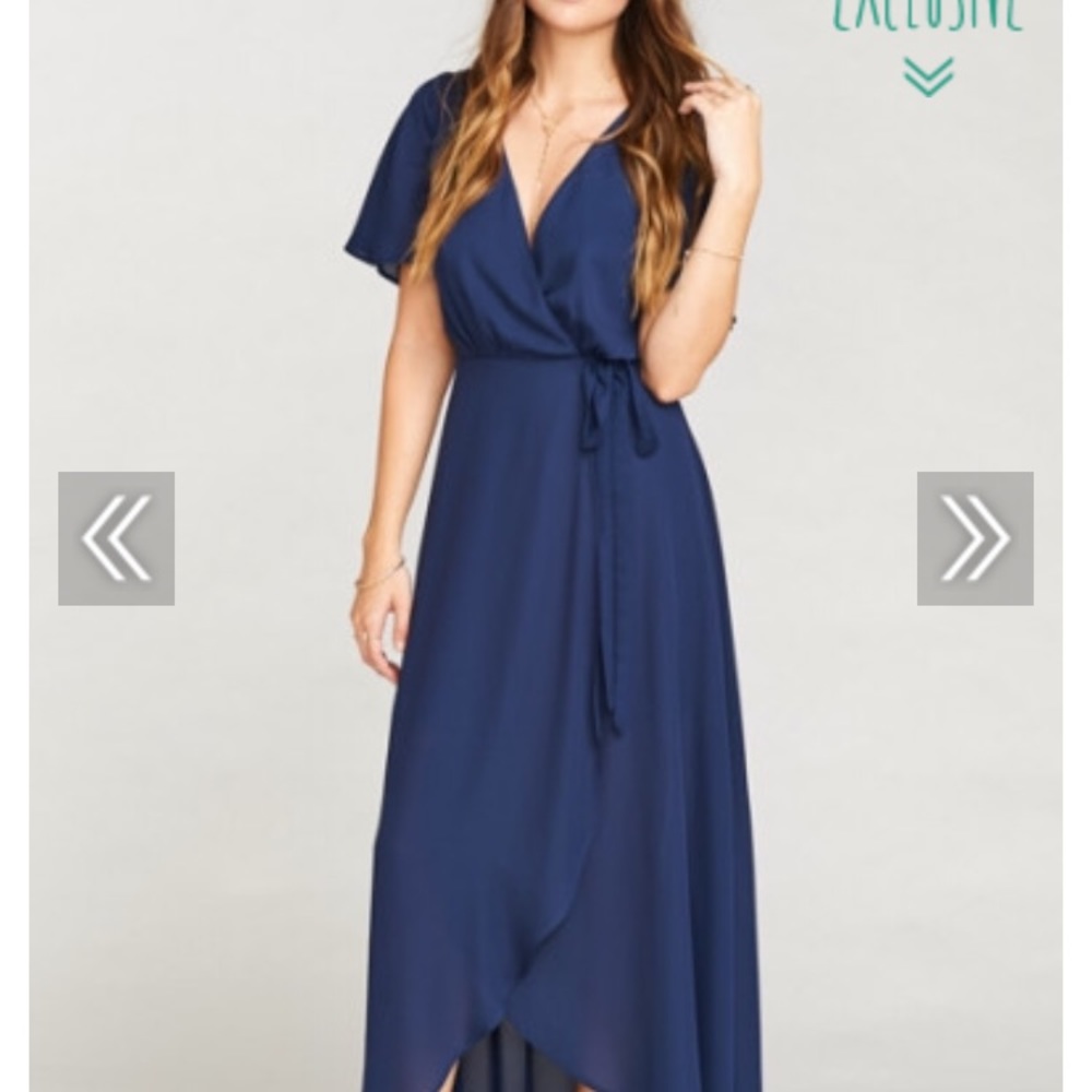 MuMu Sophia Wrap Bridesmaid dress OFFERS WELCOME